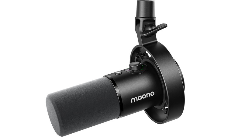 MAONO PD300X  –  Versatile dynamic microphone with USB and XLR connectivity and noise reduction feature.